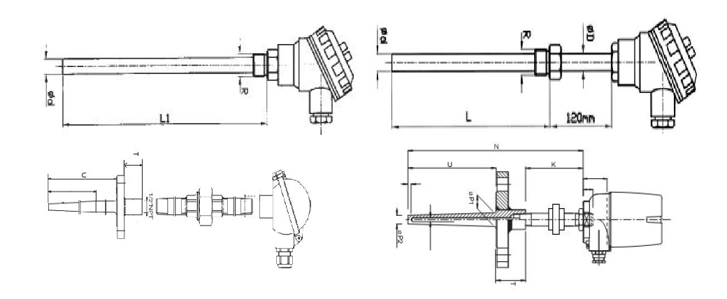 Thermocouple,RTD,Pt100 Thermocouple,Example
